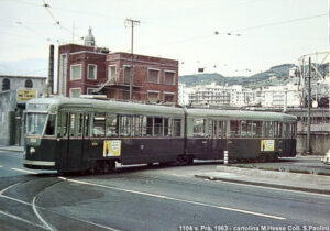 AMT Tramvie Genova Prà 1104 1963