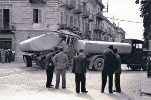 TBO Tramvia Biella-Oropa Incidente in via Repubblica a Biella 14.08.1935