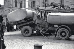 TBO Tramvia Biella-Oropa Incidente in via Repubblica a Biella 14.08.1935