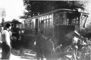 FEB Ferrovia Biella-Balma Elettromotrice 13 Incidente a Tollegno