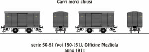 AFBO TBO Figurini Carri merci chiusi 150-151
