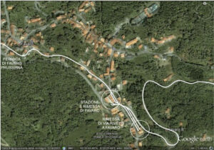 AFBO Oropa da Google earth Favaro Prussiana e Favaro Stazione Centrale
