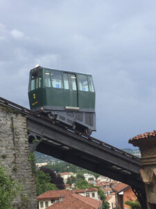 Funicolare Biella Piano – Biella Piazzo sul ponte a travata metallica