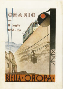 TBO Tramvia Biella-Oropa Orario dal 11 Luglio 1936 – XIV