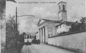 TBO Tramvia Biella-Oropa Elettromotrice 1 Cossila S. Giovanni Chiesa