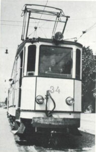 TBO Tramvia Biella-Oropa Elettromotrice 34 a Biella Stazione