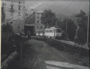 TBO Tramvia Biella-Oropa Convoglio in partenza da Oropa Stazione