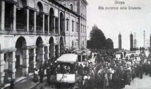 TBO Tramvia Biella-Oropa Stazione terminale fino al 1927 in Oropa Santuario