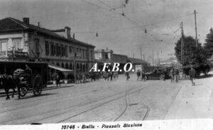 TBO Stazione di Biella fronte stazione SFB e terminal FEB