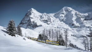 WAB Wengernalpbahn-Eiger-Moench-winter-2001