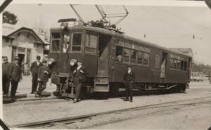 FEB Elettromotrice originale al capolinea di Biella Stazione TBO/SFB