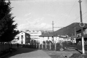 FEB Ferrovia Biella-Balma Stazione di Tollegno xx/11/1947