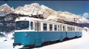 SFD Elettrotreno in corsa prova nel 1956