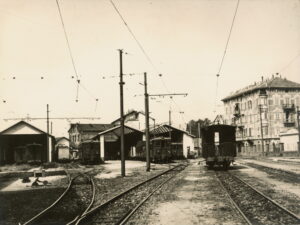 FEB Stazione di Biella Via Bertodano lato Rimesse e Officine