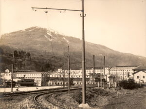 FEB Ferrovia Biella-Balma diramazione presso la Stazione di Miagliano