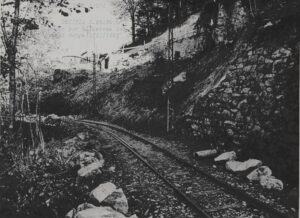 TBO Tramvia Biella-Oropa Ponte del Mulino in Cossila S. Grato – Nov. 1951