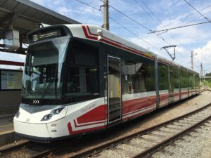 Traunseebahn Gmunden-Vorchdorf Vossloh Tramlink wagen 126 17.06.2018